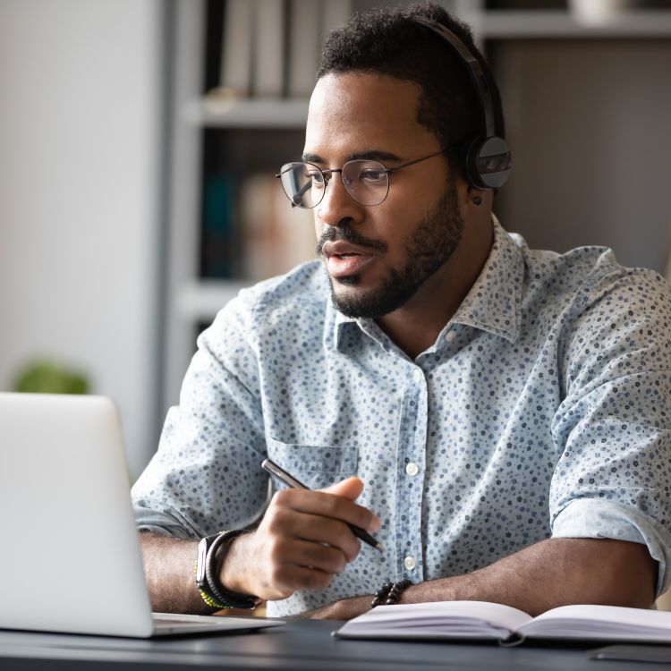 Man on laptop