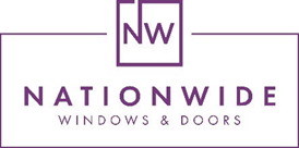 Purple box with Nationwide Windows & Doors